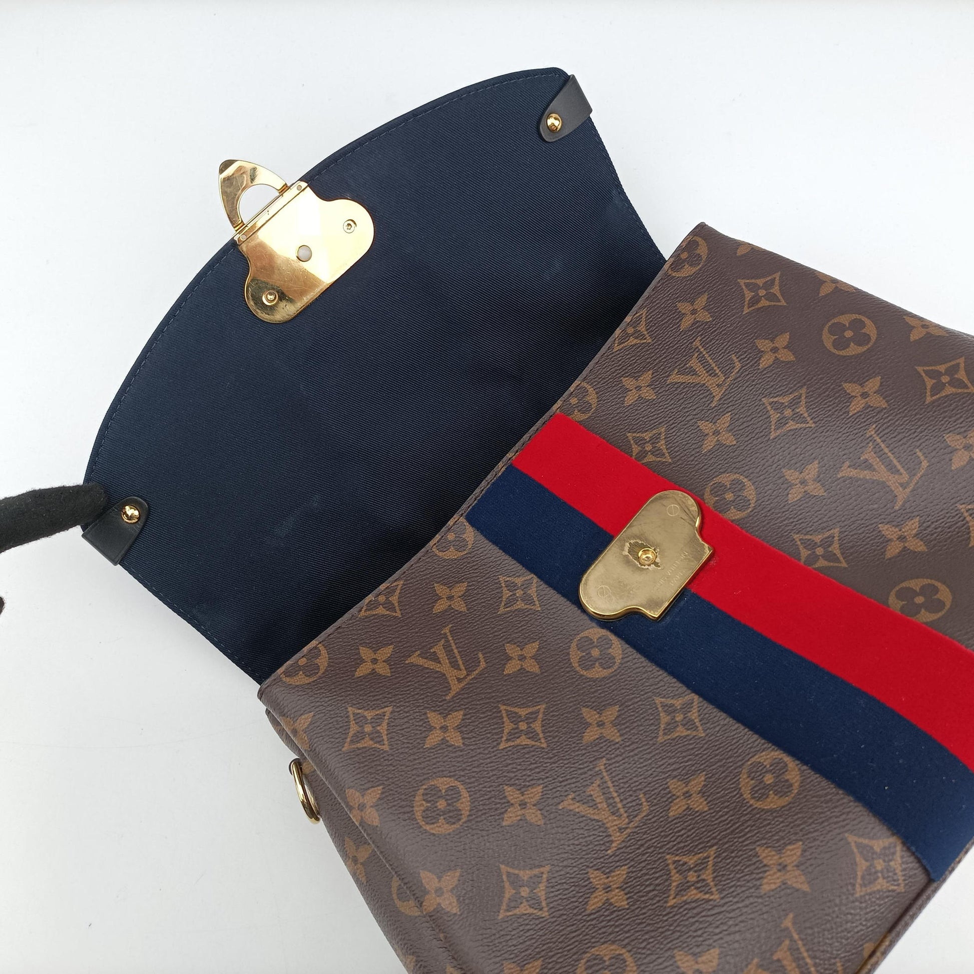 GEORGES　MM MARINE CERISE Monogram Canvas M43778 AR0169 IC ChipジョルジュMM マリーヌ　スリーズ モノグラムキャンバス M43778 AR0169 ICチップ
