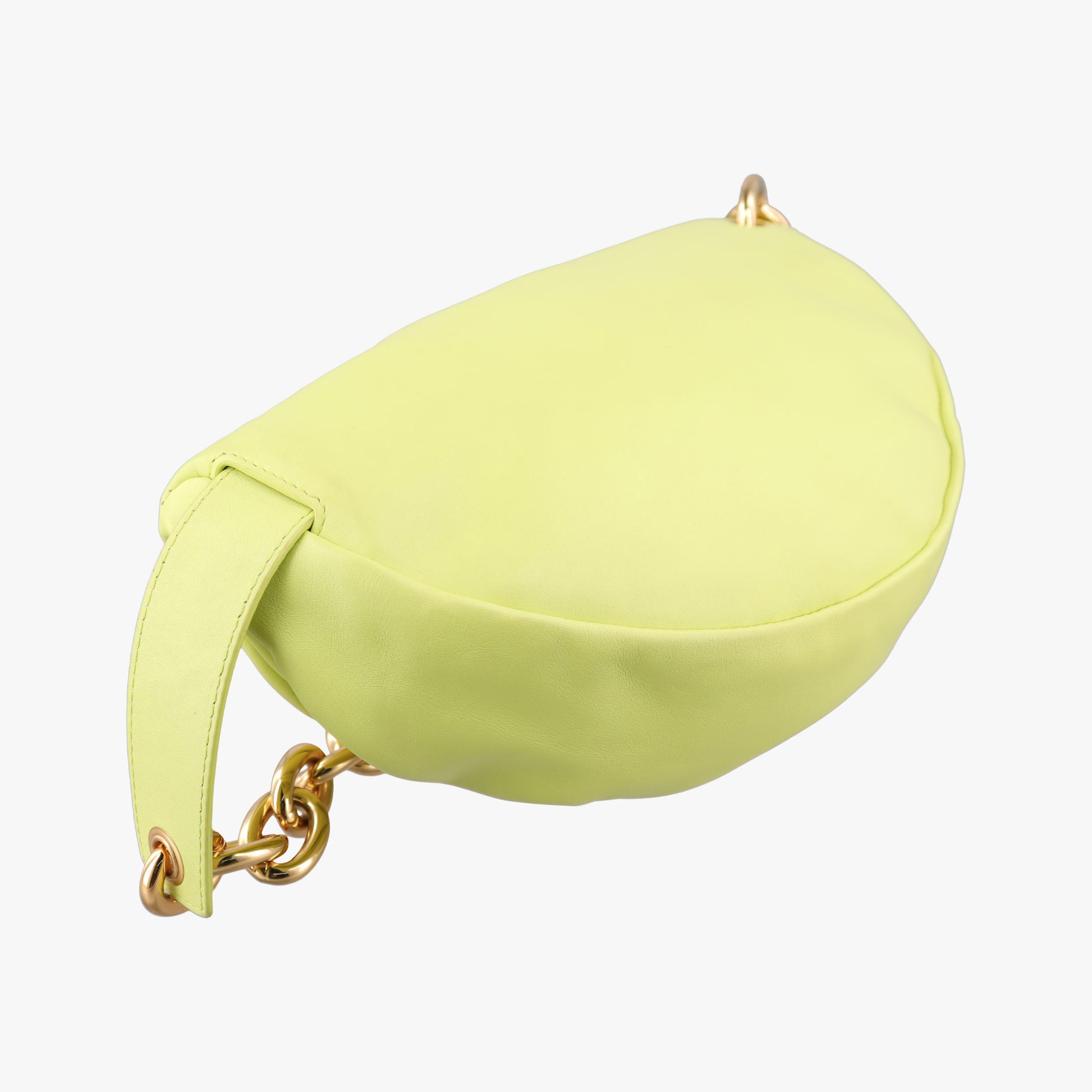 The Chain Pouch Yellow lambskin P01691683Jザ チェーン ポーチ イエロー ラムスキン P01691683J