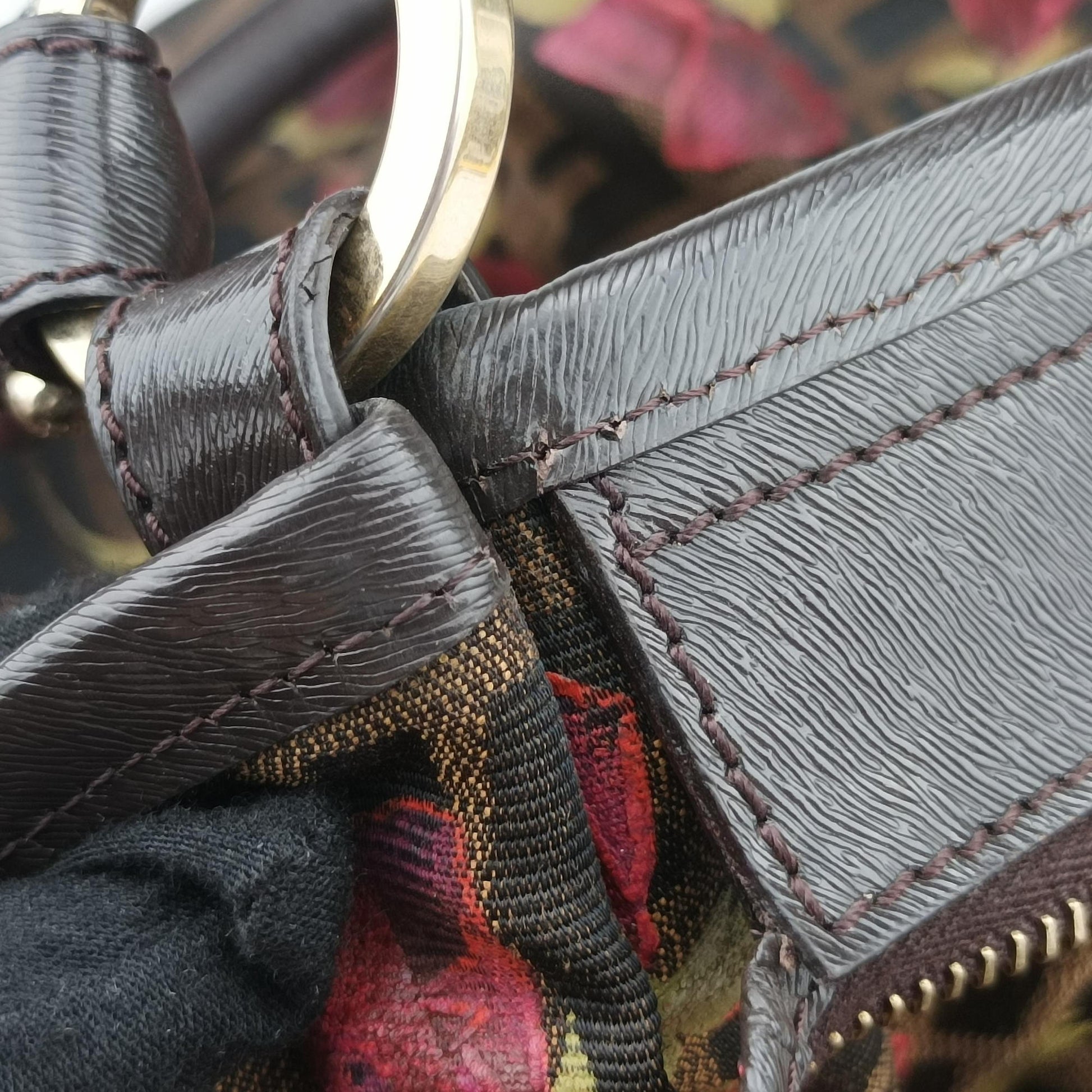 Zucca Print Brown×Multicolour canvas 8BH186 8BH186-DC8 108-2354ズッカ プリント ブラウン×マルチカラー キャンバス 8BH186 8BH186-DC8 108-2354