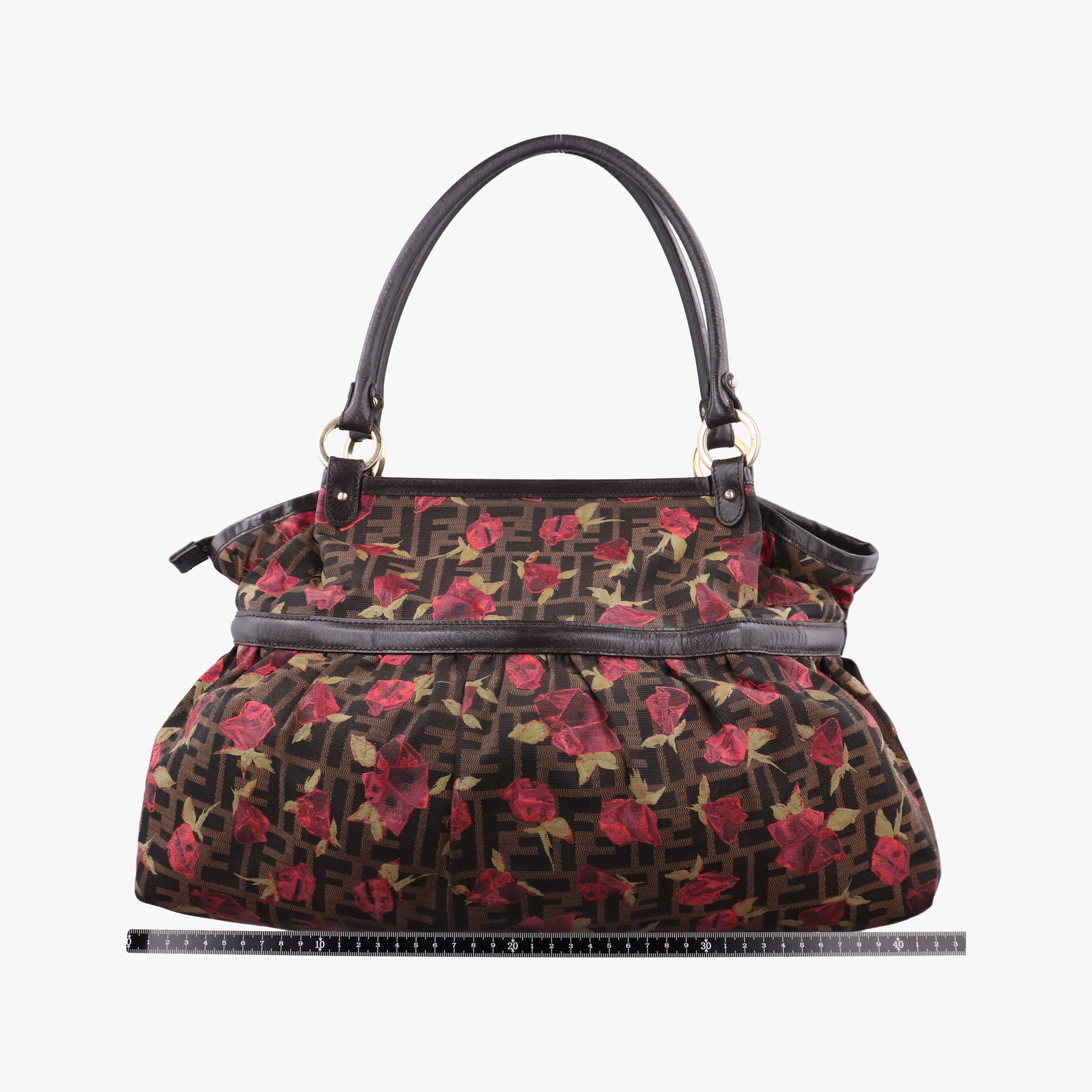 Zucca Print Brown×Multicolour canvas 8BH186 8BH186-DC8 108-2354ズッカ プリント ブラウン×マルチカラー キャンバス 8BH186 8BH186-DC8 108-2354
