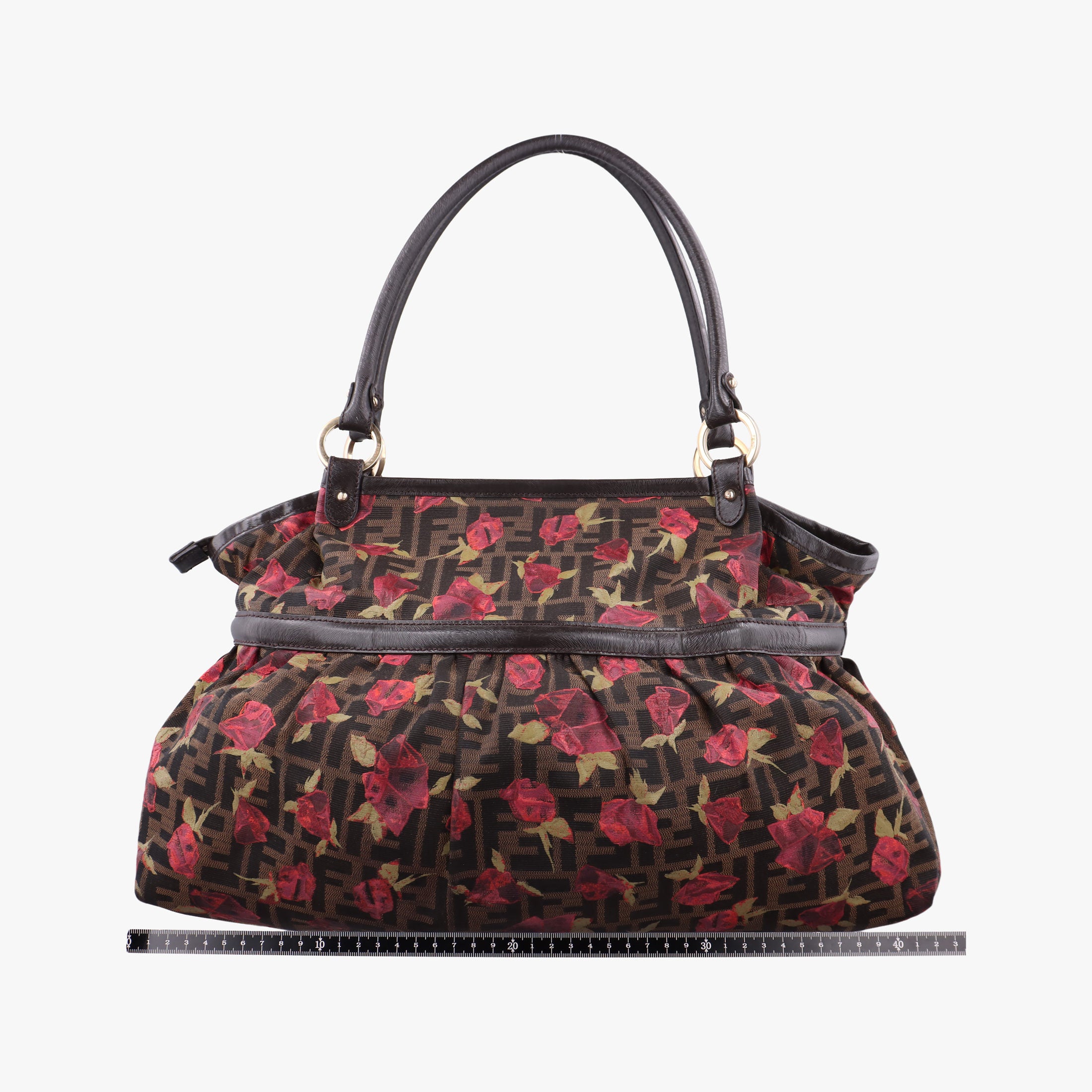 Zucca Print Brown×Multicolour canvas 8BH186 8BH186-DC8 108-2354ズッカ プリント ブラウン×マルチカラー キャンバス 8BH186 8BH186-DC8 108-2354