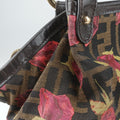 Zucca Print Brown×Multicolour canvas 8BH186 8BH186-DC8 108-2354ズッカ プリント ブラウン×マルチカラー キャンバス 8BH186 8BH186-DC8 108-2354