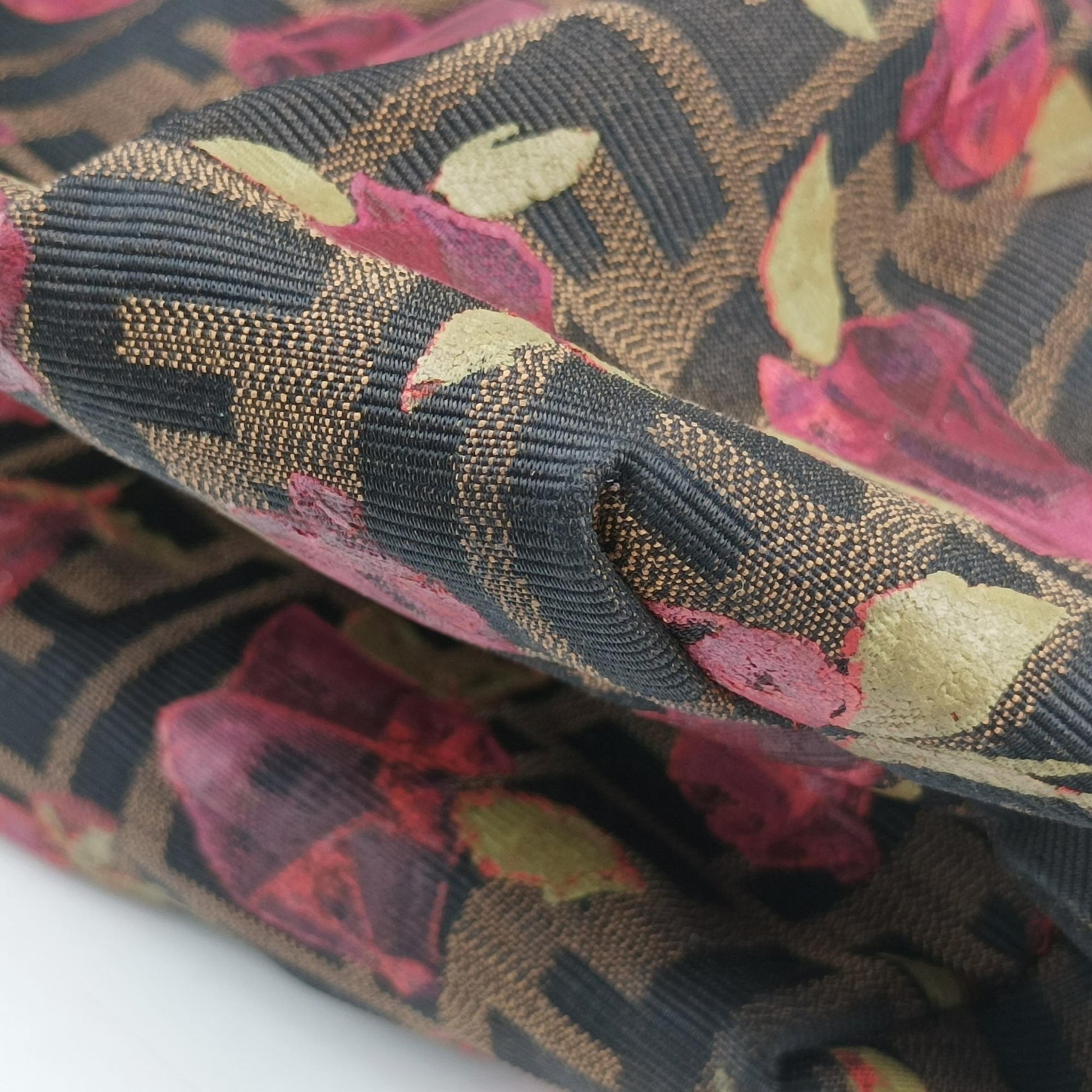 Zucca Print Brown×Multicolour canvas 8BH186 8BH186-DC8 108-2354ズッカ プリント ブラウン×マルチカラー キャンバス 8BH186 8BH186-DC8 108-2354