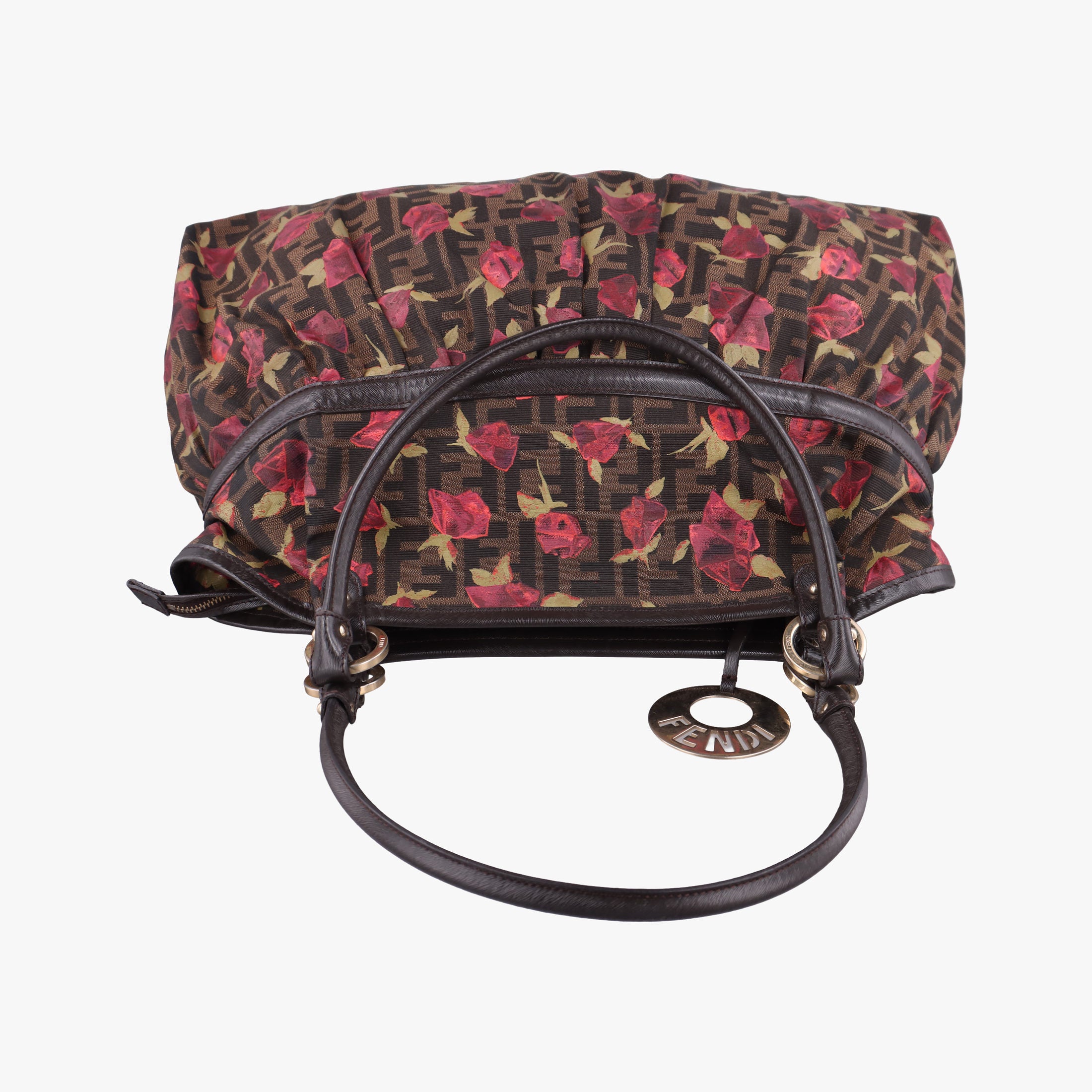 Zucca Print Brown×Multicolour canvas 8BH186 8BH186-DC8 108-2354ズッカ プリント ブラウン×マルチカラー キャンバス 8BH186 8BH186-DC8 108-2354