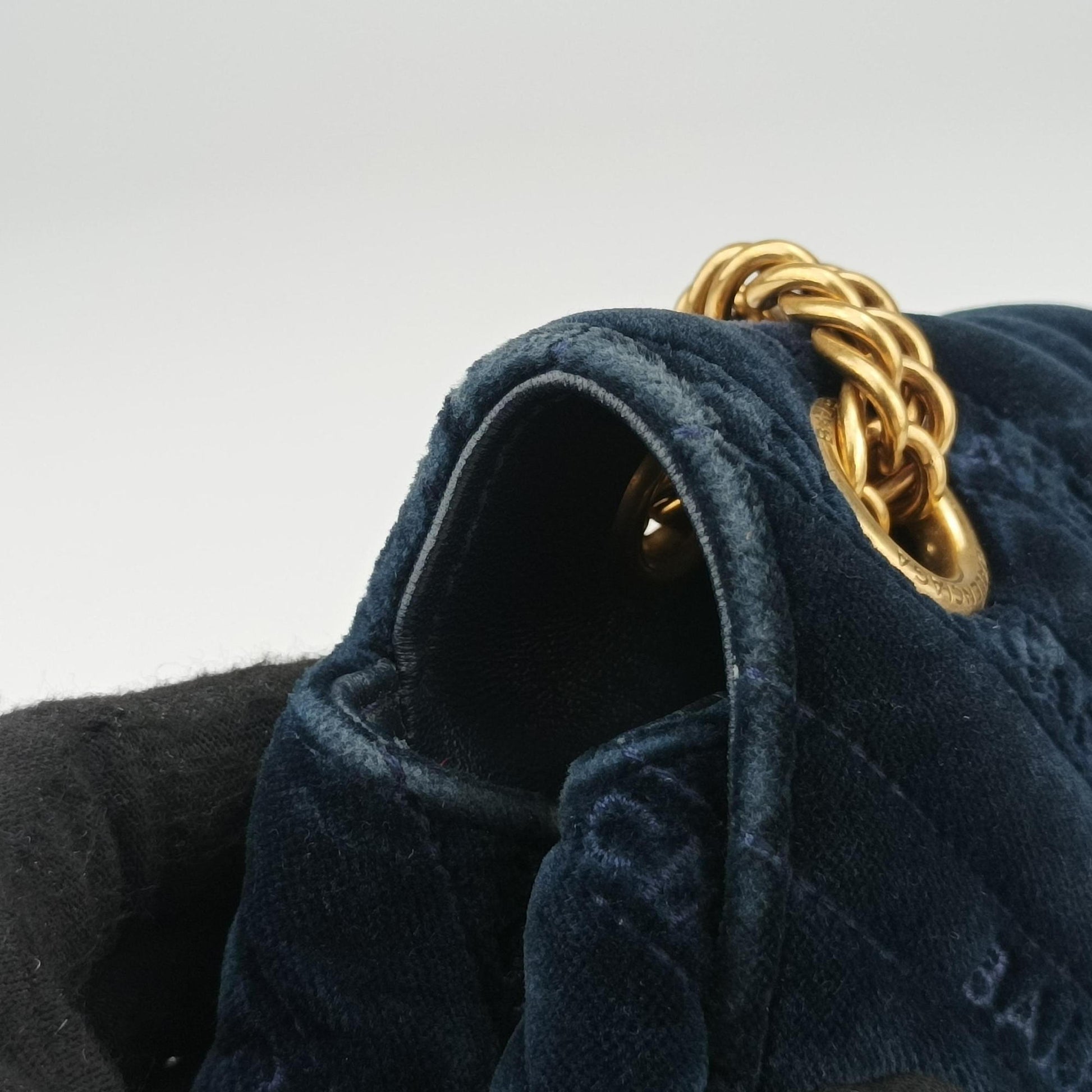 BB Round Navy velour 501681 4410 Z 538735BB ラウンド ネイビー ベロア 501681 4410 Z 538735