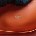 Pre-owned Hermes Polochon 35 Orange Clemence  handbag | stylenewstar
