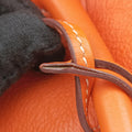 Pre-owned Hermes Polochon 35 Orange Clemence  handbag | stylenewstar