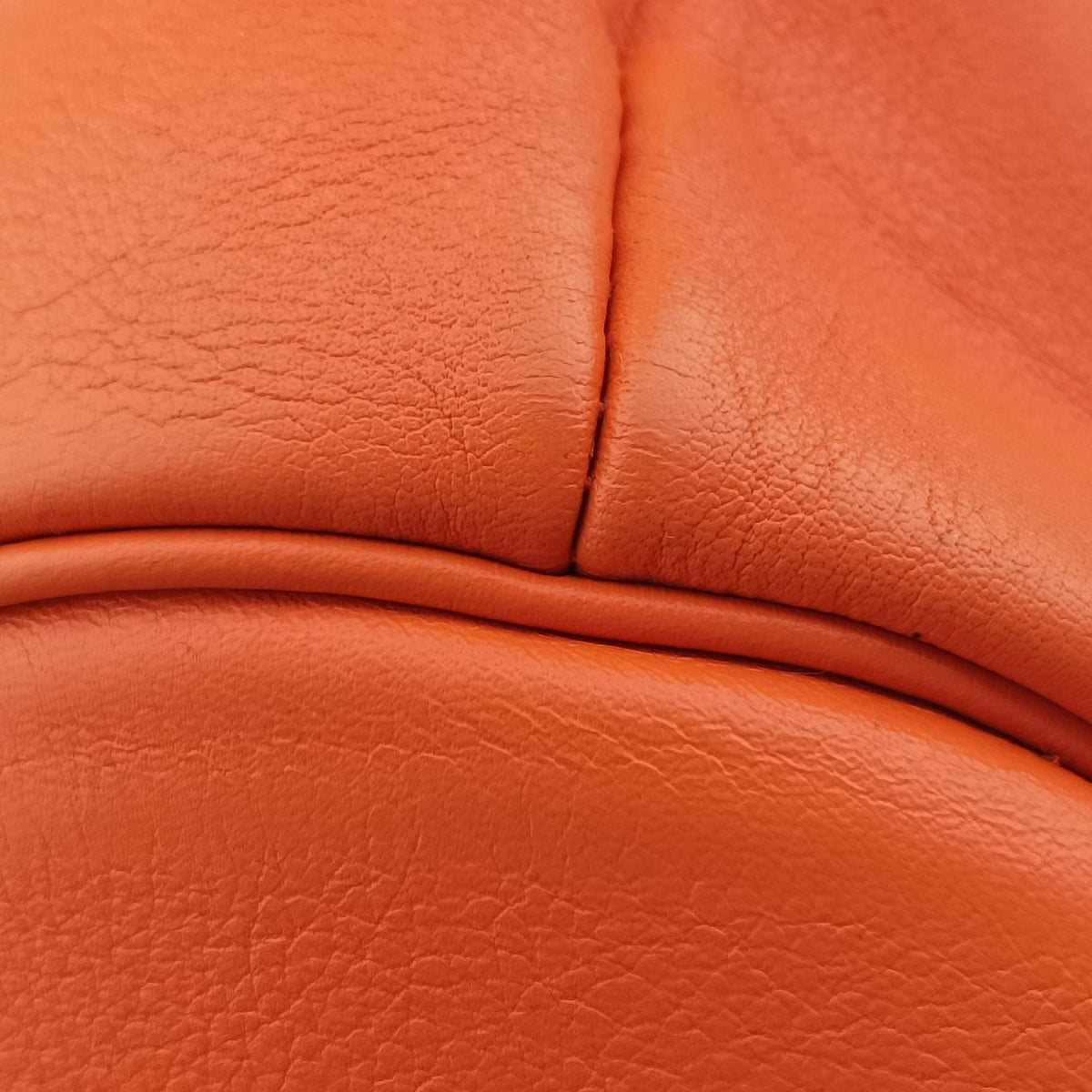 Pre-owned Hermes Polochon 35 Orange Clemence  handbag | stylenewstar