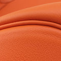 Pre-owned Hermes Polochon 35 Orange Clemence  handbag | stylenewstar