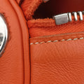 Pre-owned Hermes Polochon 35 Orange Clemence  handbag | stylenewstar