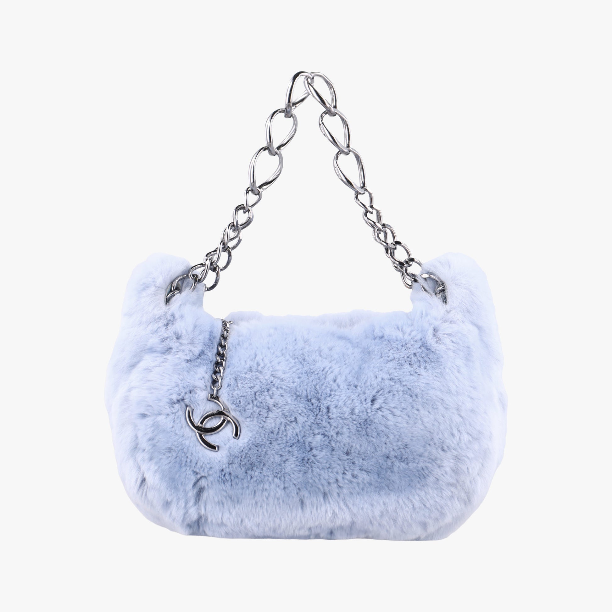 COCO Mark Light Blue Lapin Fur A20455 7653473ココマーク ライトブルー ラパンファー A20455 7653473