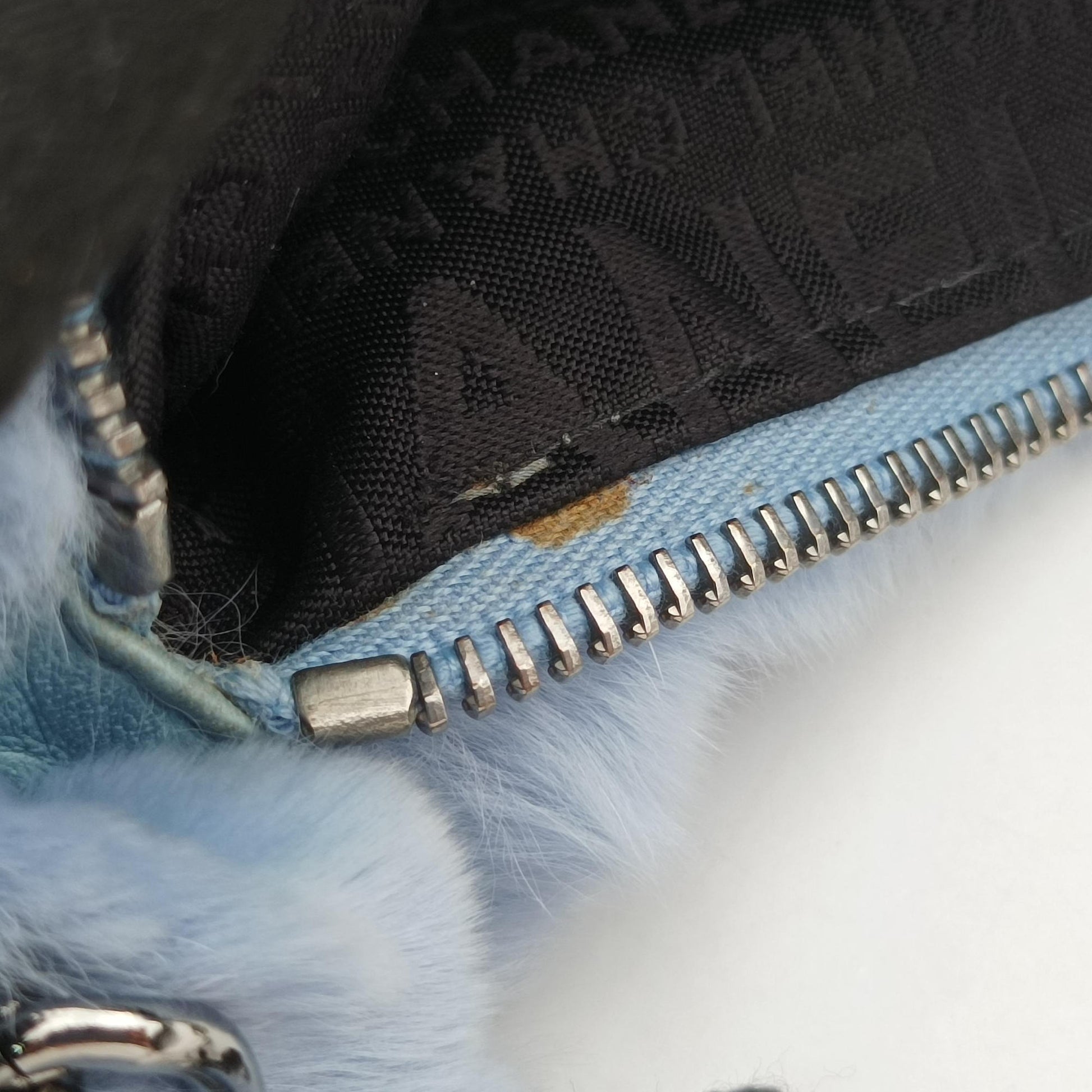 COCO Mark Light Blue Lapin Fur A20455 7653473ココマーク ライトブルー ラパンファー A20455 7653473