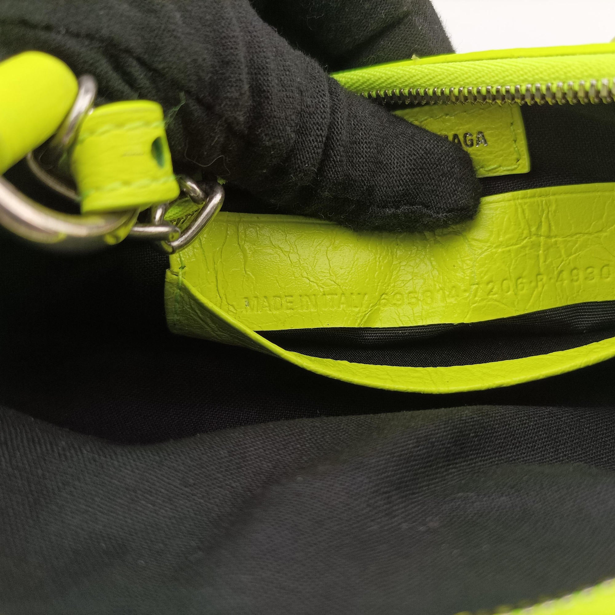 Le Cagole Yellow lambskin 695814.7206.R.493075ルカゴール イエロー ラムスキン 695814.7206.R.493075