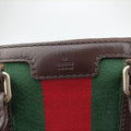 Sherry Line Beige×green×red canvas×leather 247205 I9854304シェリーライン ベージュ×グリーン×レッド キャンバス×レザー 247205 I9854304