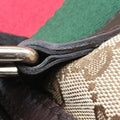 Sherry Line Beige×green×red canvas×leather 247205 I9854304シェリーライン ベージュ×グリーン×レッド キャンバス×レザー 247205 I9854304