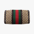 Sherry Line Beige×green×red canvas×leather 247205 I9854304シェリーライン ベージュ×グリーン×レッド キャンバス×レザー 247205 I9854304
