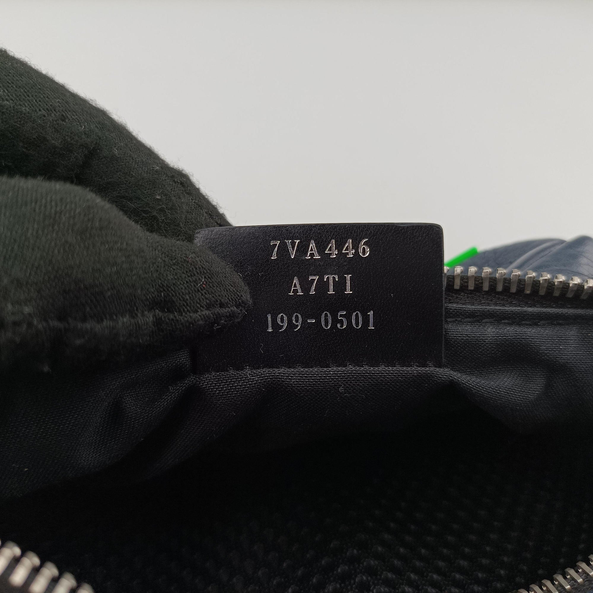 Pecan AMOR Logo Navy Leather 7VA446 7VA446 A7TI 199-0501ペカン アモーレ ロゴ ネイビー レザー 7VA446 7VA446 A7TI 199-0501