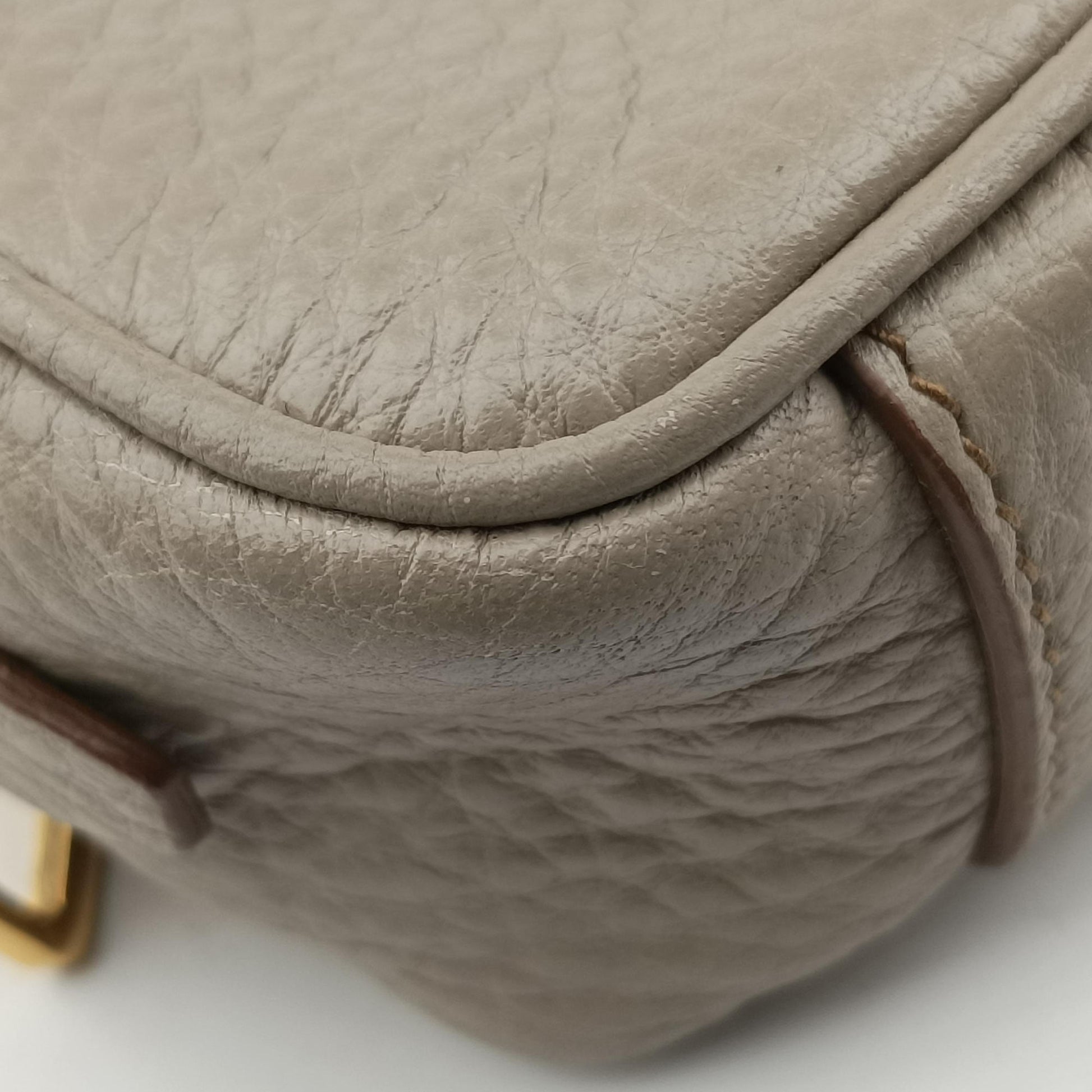 VITELLO PHENIX camera bag Beige Leather 1N1674 42ヴィッテロ フェニックス カメラバッグ ベージュ レザー 1N1674 42