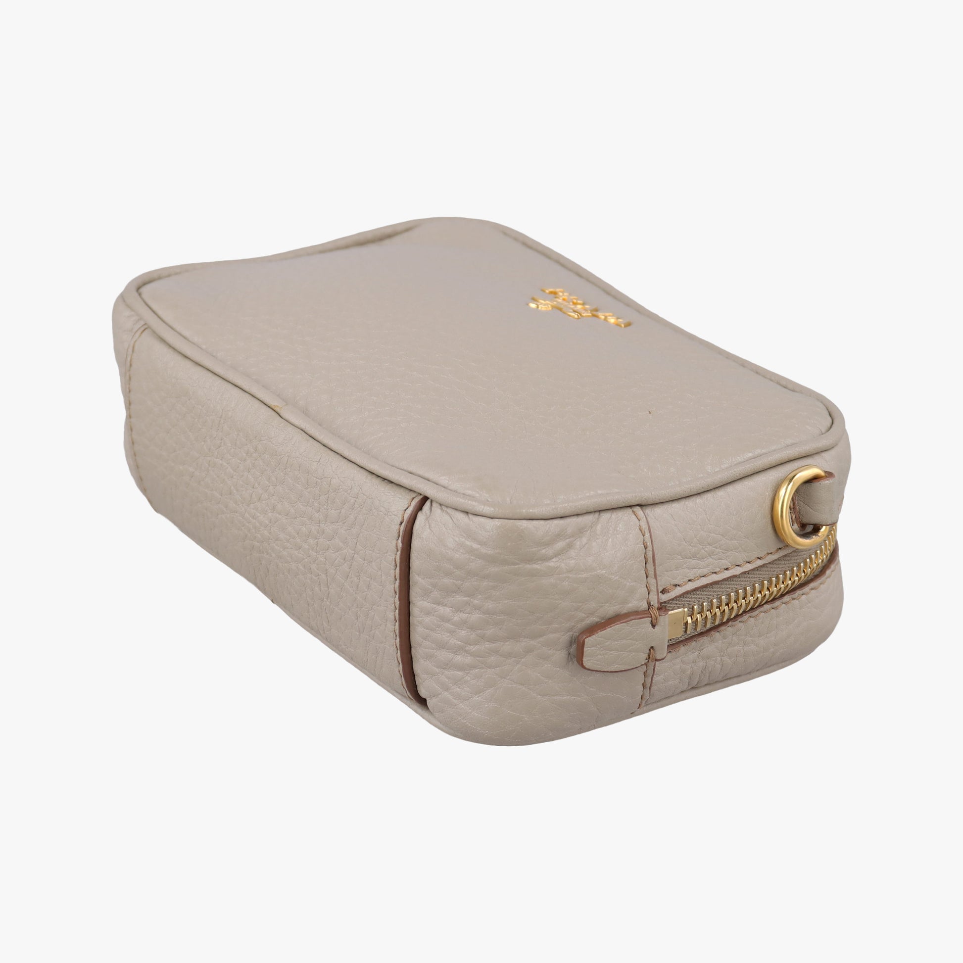 VITELLO PHENIX camera bag Beige Leather 1N1674 42ヴィッテロ フェニックス カメラバッグ ベージュ レザー 1N1674 42