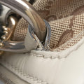 Sukey White×Beige canvas×leather 285730 F013262896スーキー ホワイト×ベージュ キャンバス×レザー 285730 F013262896