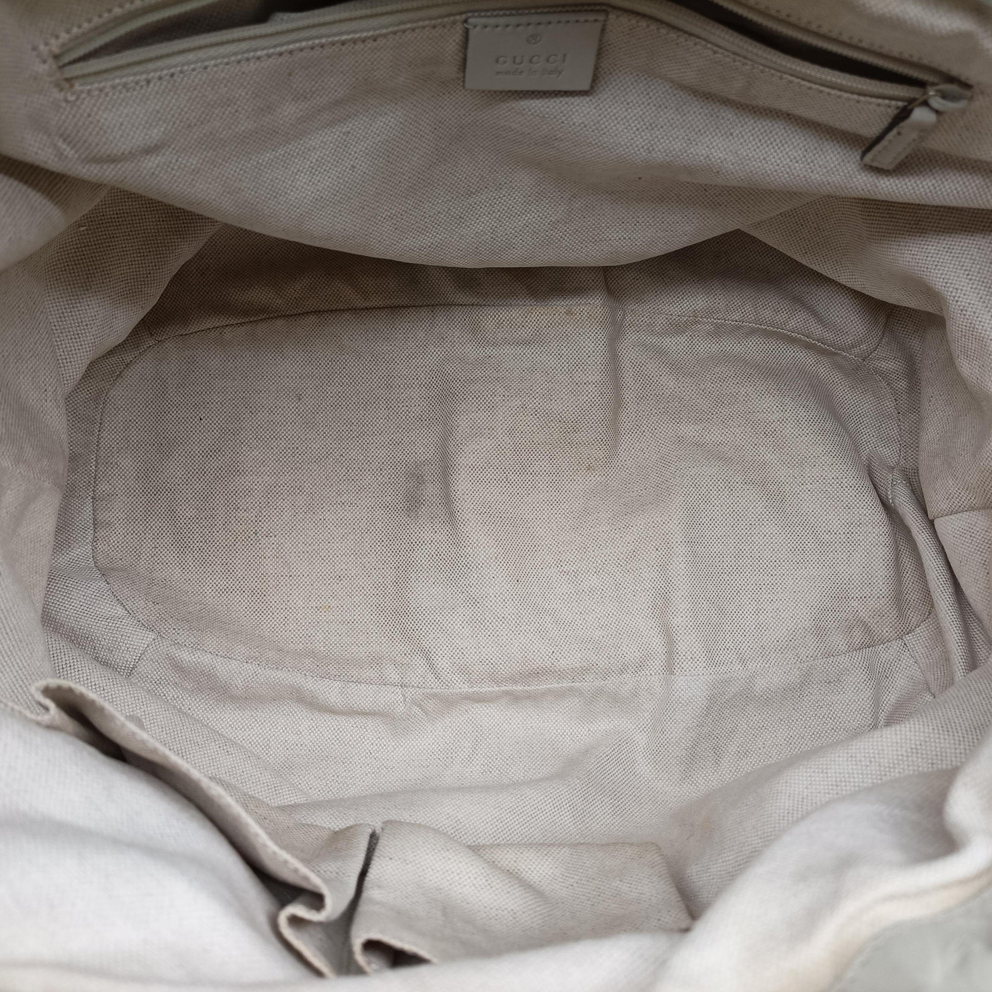 Sukey White×Beige canvas×leather 285730 F013262896スーキー ホワイト×ベージュ キャンバス×レザー 285730 F013262896
