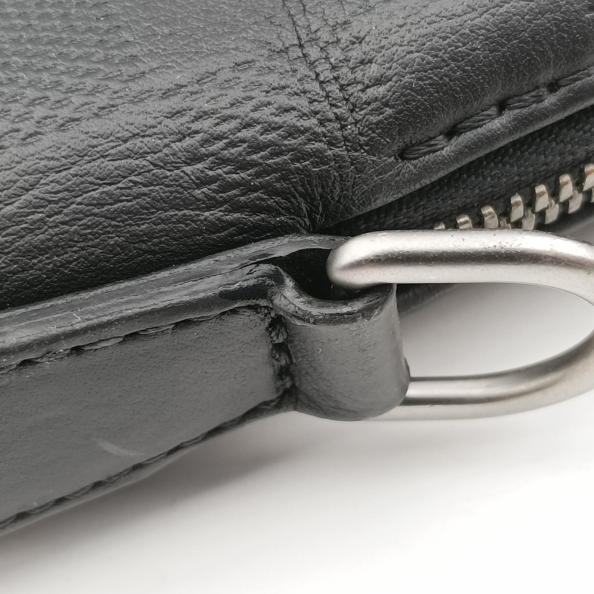 Porte Documents Jour Noir Damier Graphite N48224 CA2153ポルトドキュマン ジュール ノワール ダミエ グラフィット N48224 CA2153