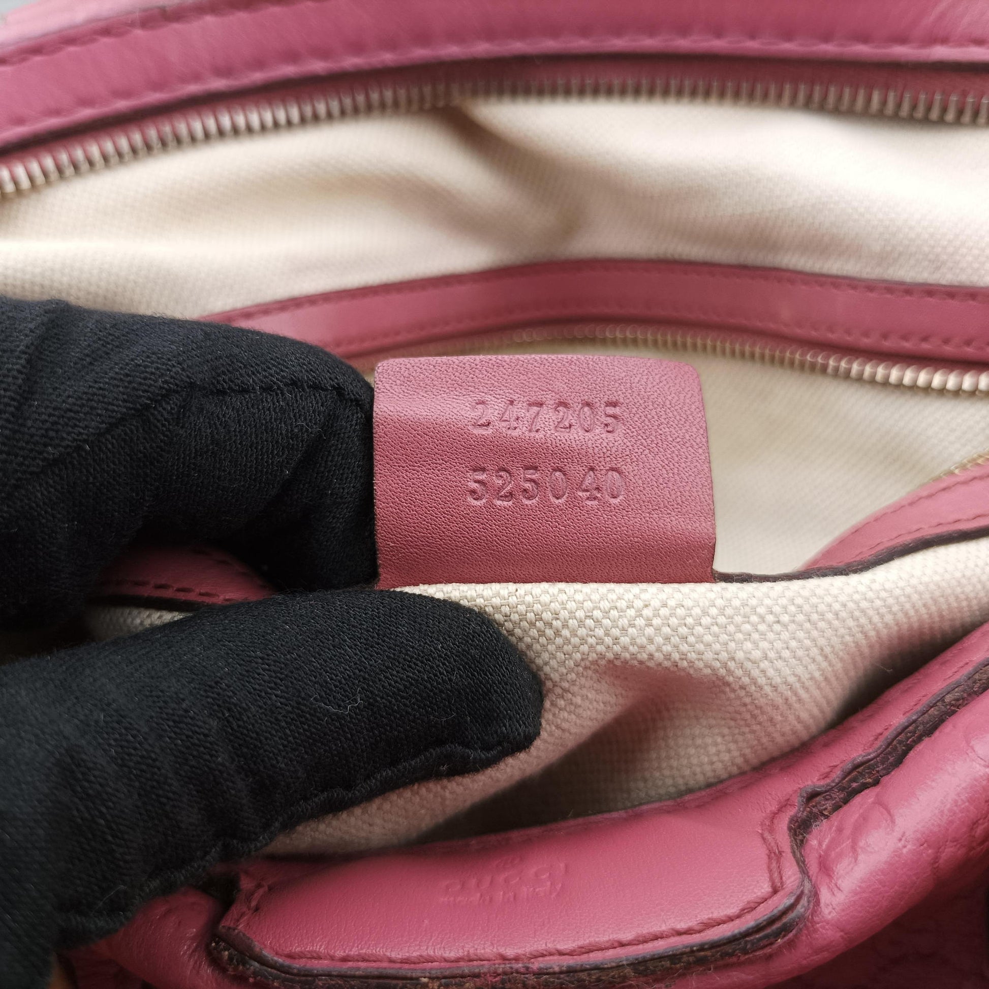 Sherry Line Pink Leather 247205 H013409055シェリーライン ピンク レザー 247205 H013409055