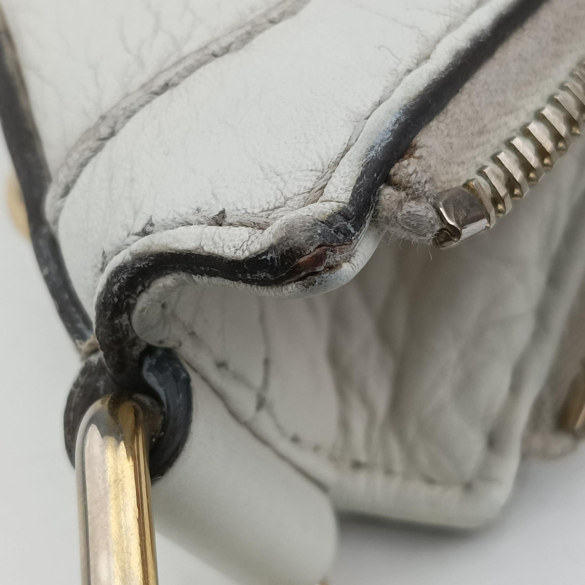 Heritage Horsebit Hobo White Leather 247604 E8276917ヘリテージ ホースビット ホーボー ホワイト レザー 247604 E8276917