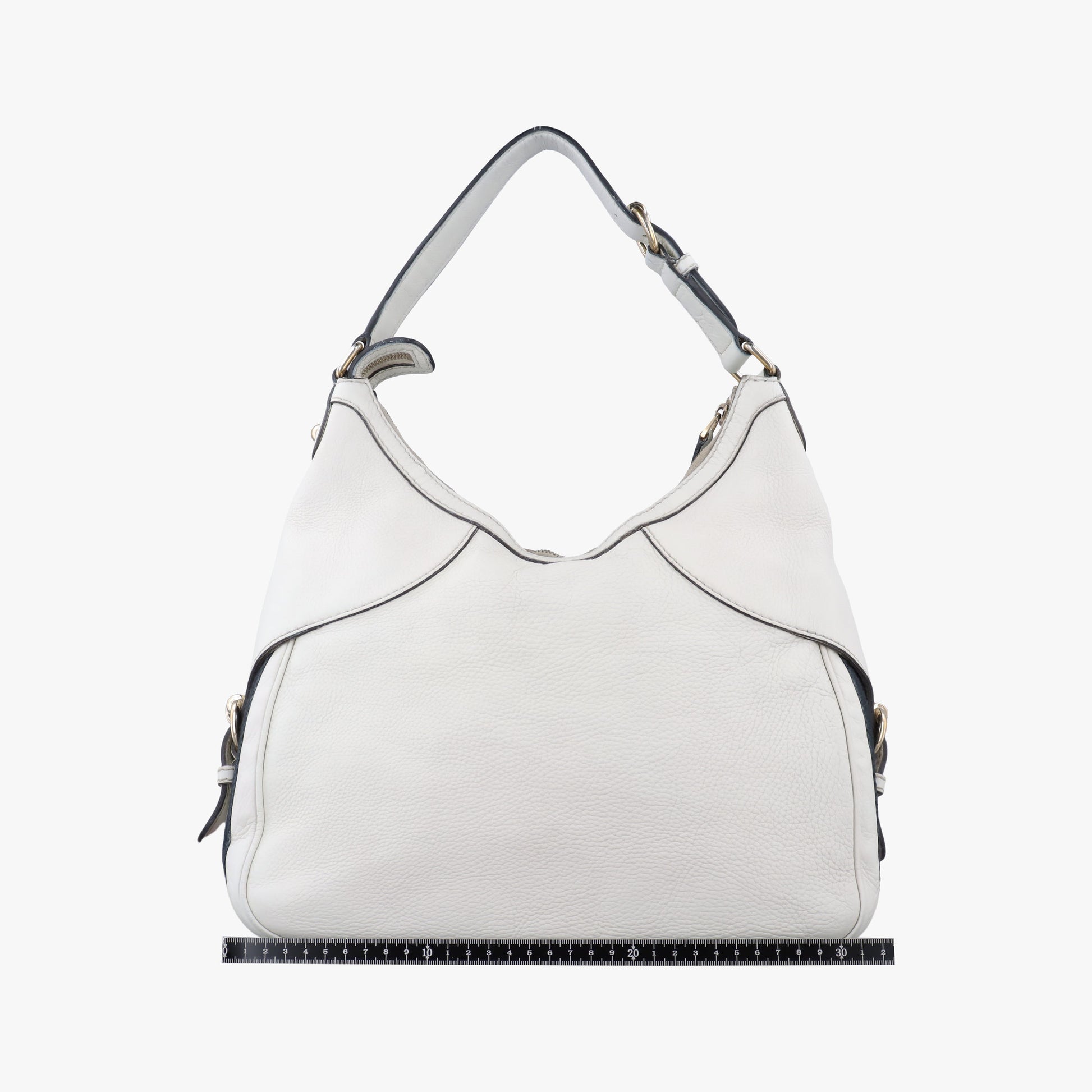 Heritage Horsebit Hobo White Leather 247604 E8276917ヘリテージ ホースビット ホーボー ホワイト レザー 247604 E8276917