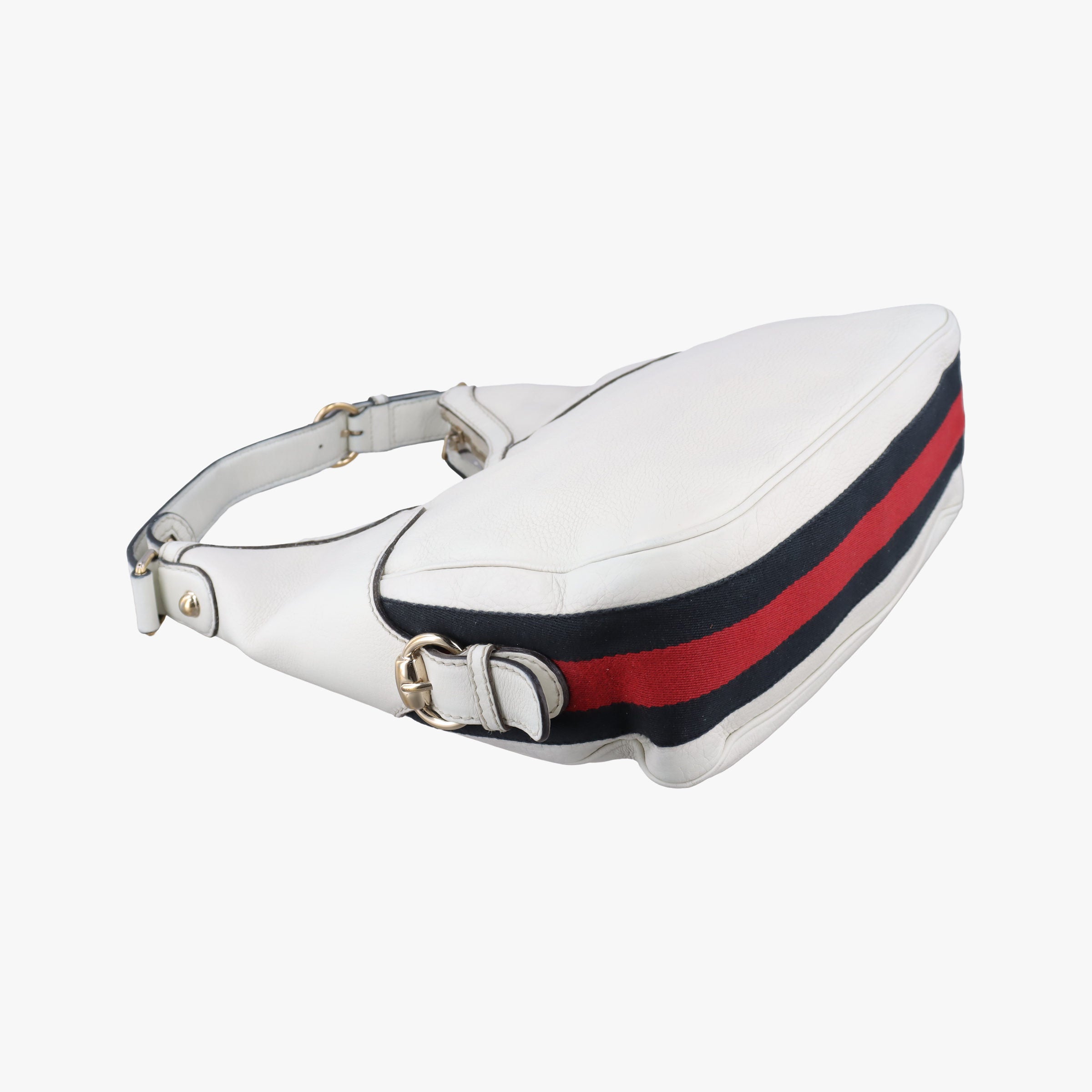 Heritage Horsebit Hobo White Leather 247604 E8276917ヘリテージ ホースビット ホーボー ホワイト レザー 247604 E8276917