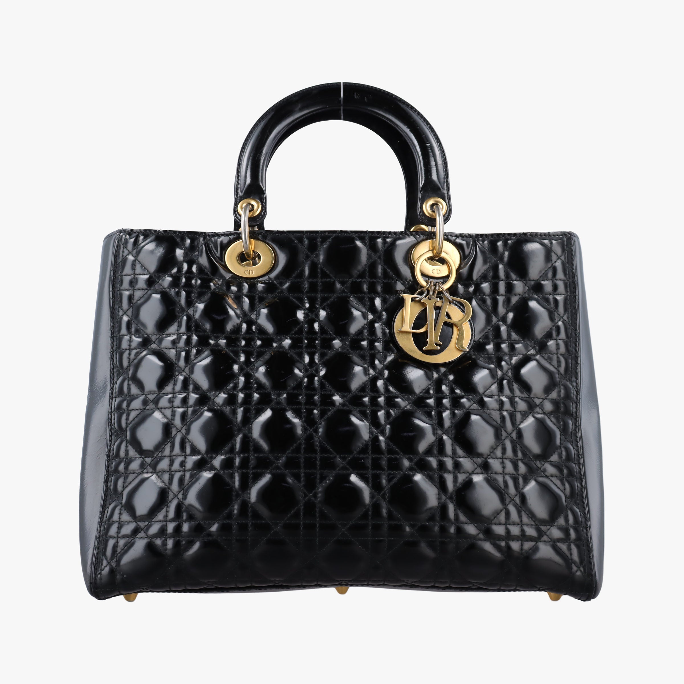 Lady Dior Black Patent 15-BO-1120 Cレディディオール ブラック パテント 15-BO-1120 C