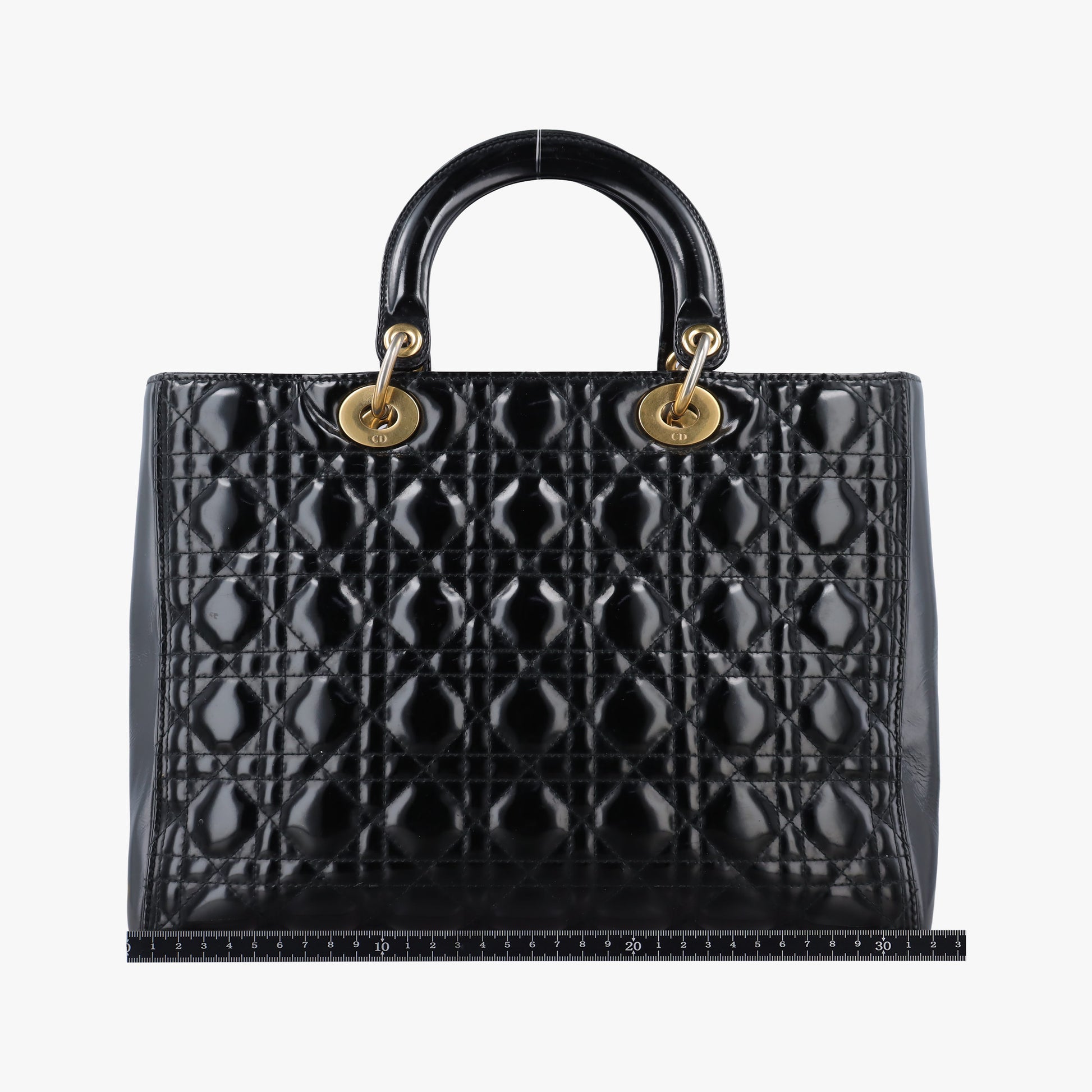 Lady Dior Black Patent 15-BO-1120 Cレディディオール ブラック パテント 15-BO-1120 C
