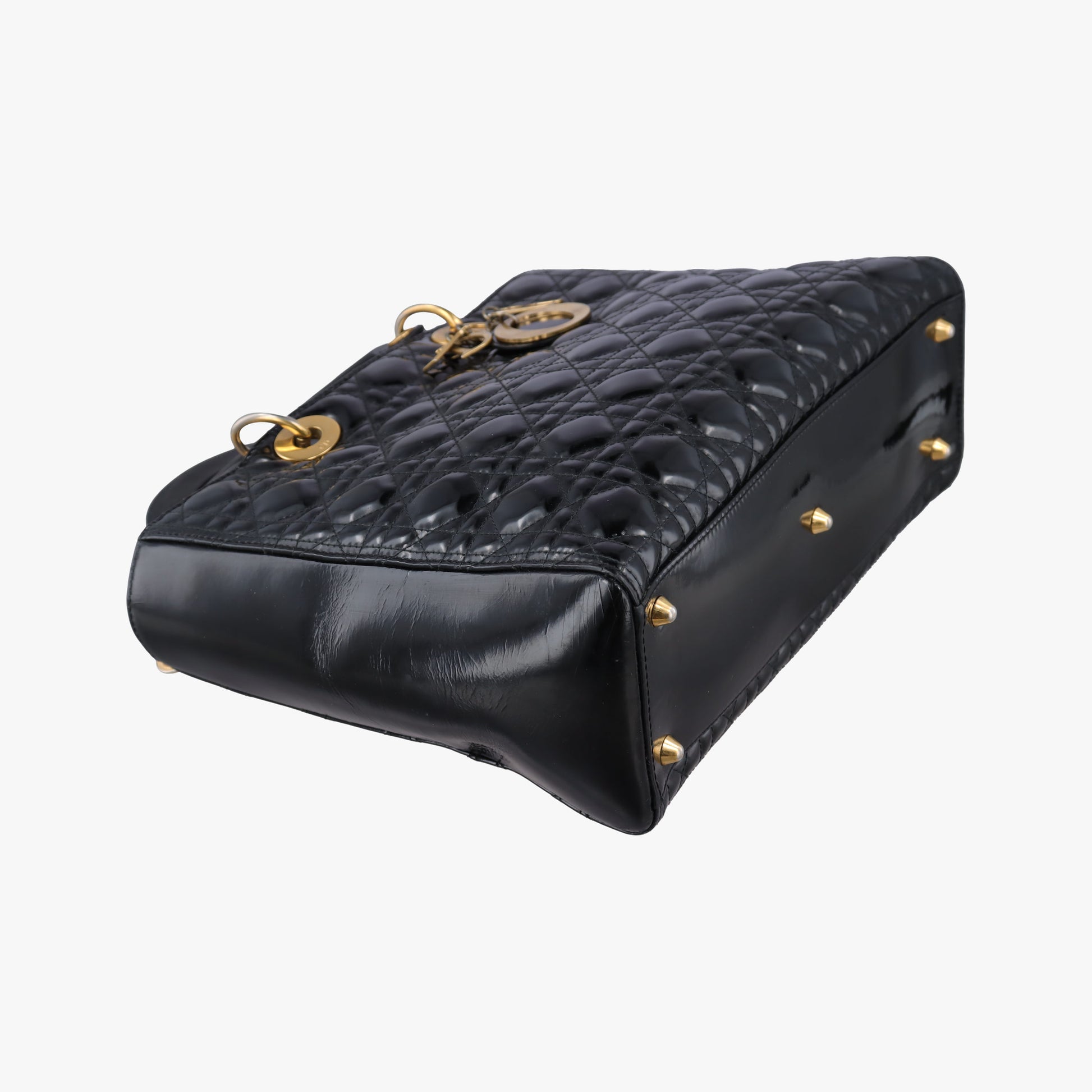 Lady Dior Black Patent 15-BO-1120 Cレディディオール ブラック パテント 15-BO-1120 C