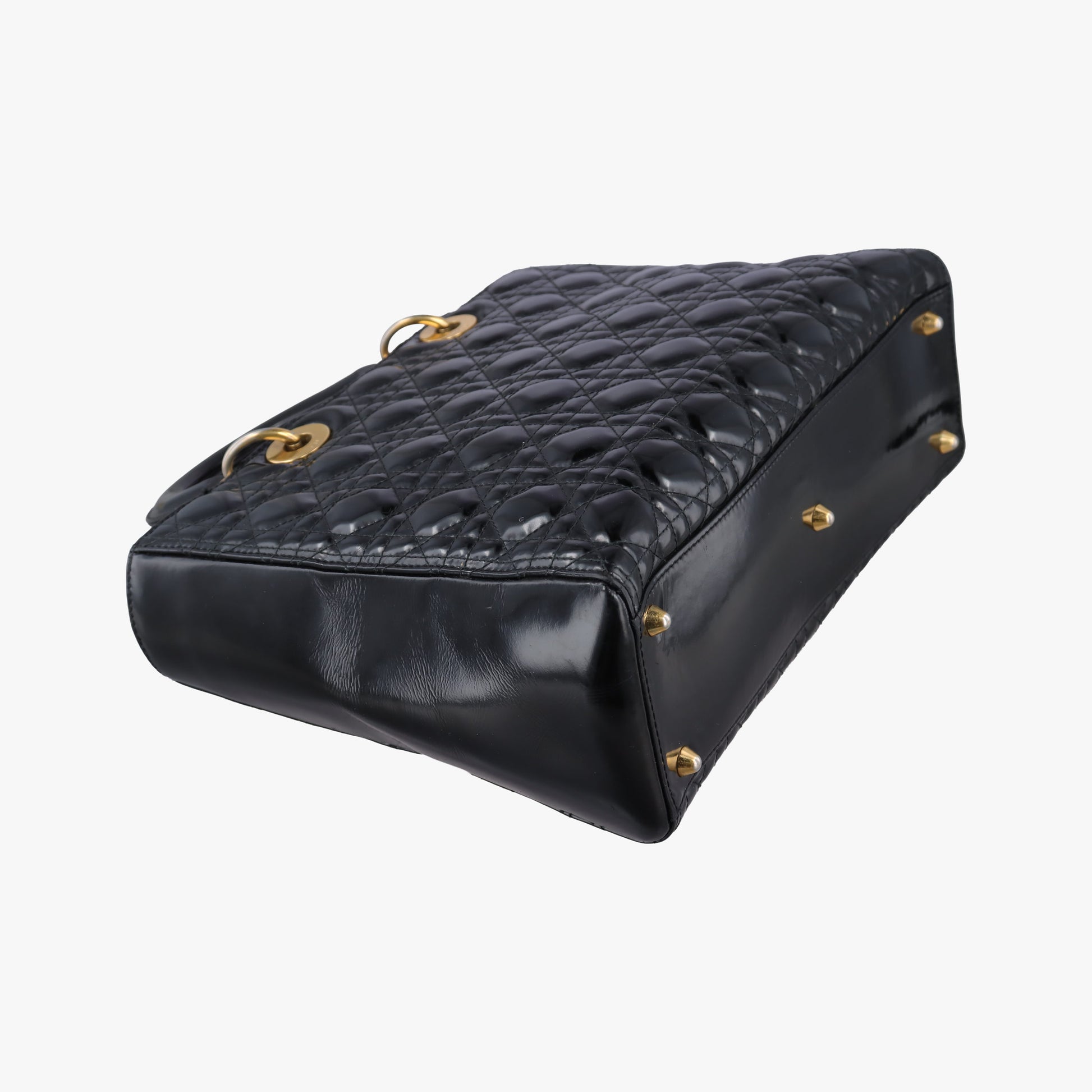 Lady Dior Black Patent 15-BO-1120 Cレディディオール ブラック パテント 15-BO-1120 C