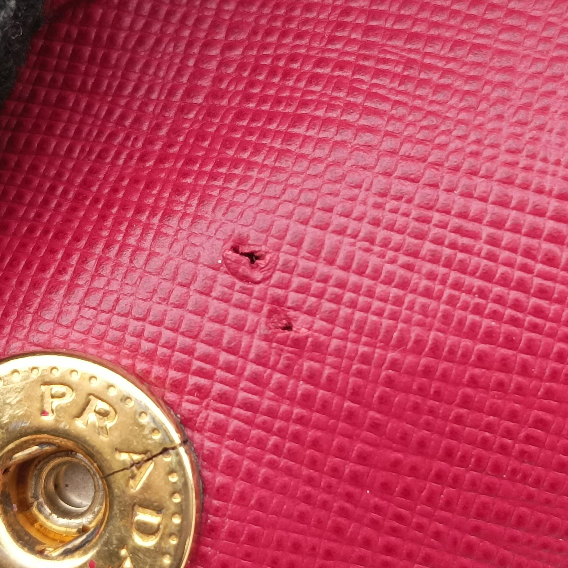 Galleria Front Pocket Red SAFFIANO Leather BN2674 14/Aガレリア フロント ポケット レッド サフィアーノレザー BN2674 14/A