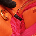 Galleria Orange×red SAFFIANO Leather BN1844 31/Mガレリア オレンジ×レッド サフィアーノレザー BN1844 31/M