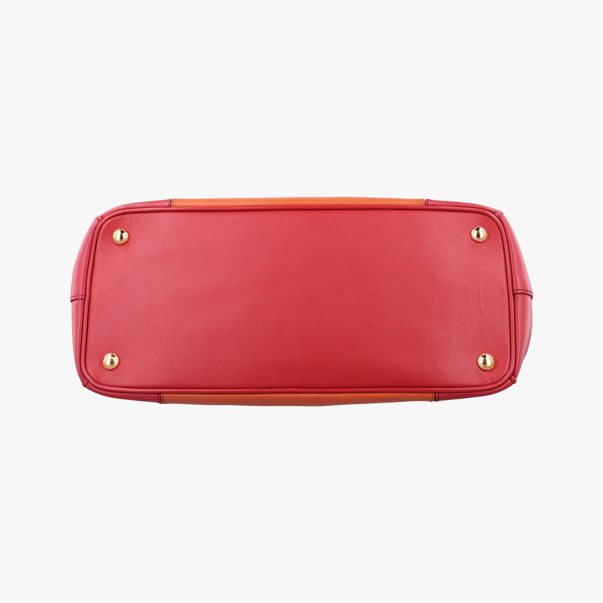 Galleria Orange×red SAFFIANO Leather BN1844 31/Mガレリア オレンジ×レッド サフィアーノレザー BN1844 31/M