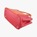 Galleria Orange×red SAFFIANO Leather BN1844 31/Mガレリア オレンジ×レッド サフィアーノレザー BN1844 31/M