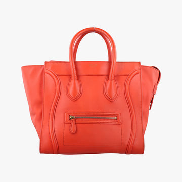 Luggage Mini Shopper Orange Leather S-CU-0113ラゲージミニショッパー オレンジ レザー S-CU-0113