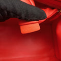 Luggage Mini Shopper Orange Leather S-CU-0113ラゲージミニショッパー オレンジ レザー S-CU-0113