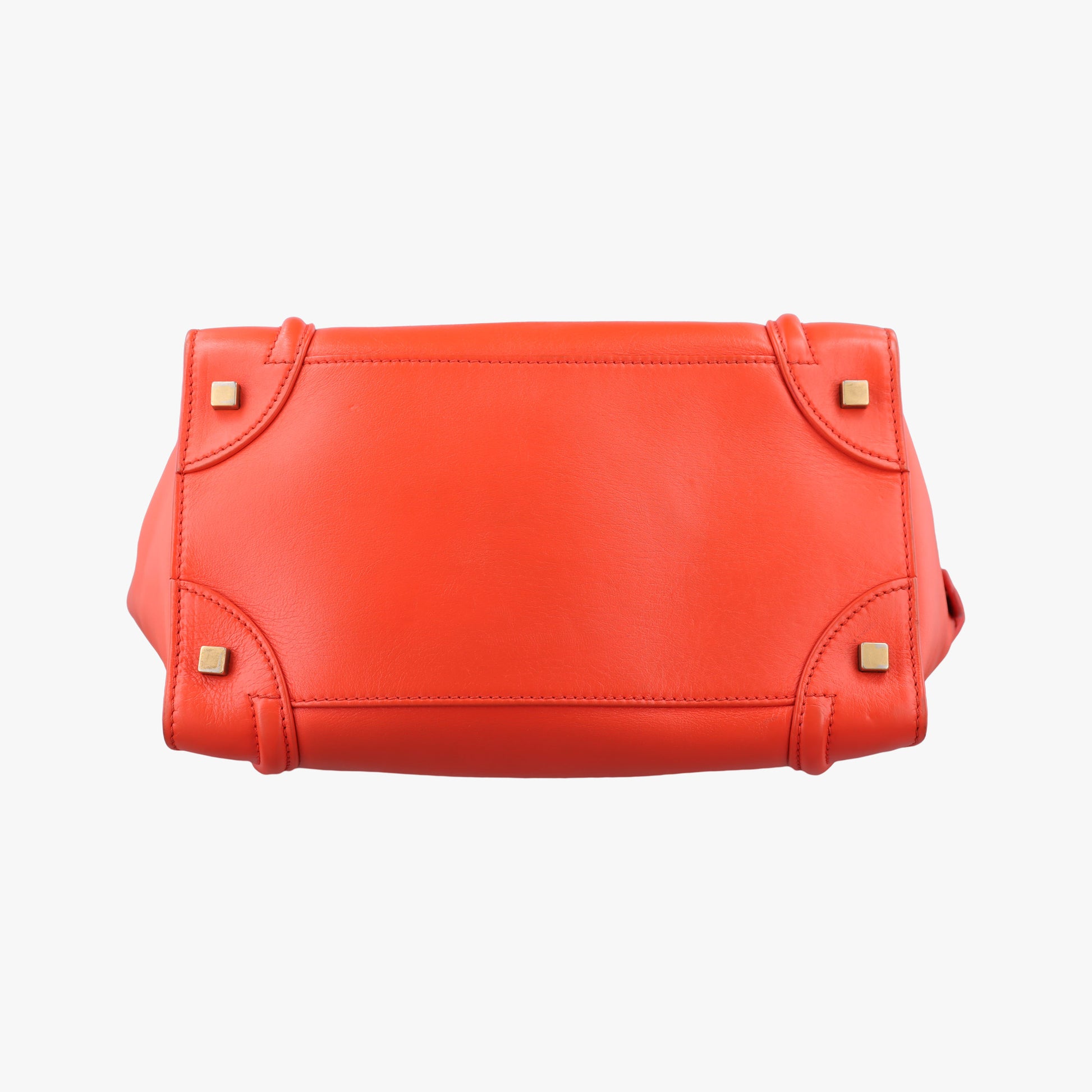 Luggage Mini Shopper Orange Leather S-CU-0113ラゲージミニショッパー オレンジ レザー S-CU-0113