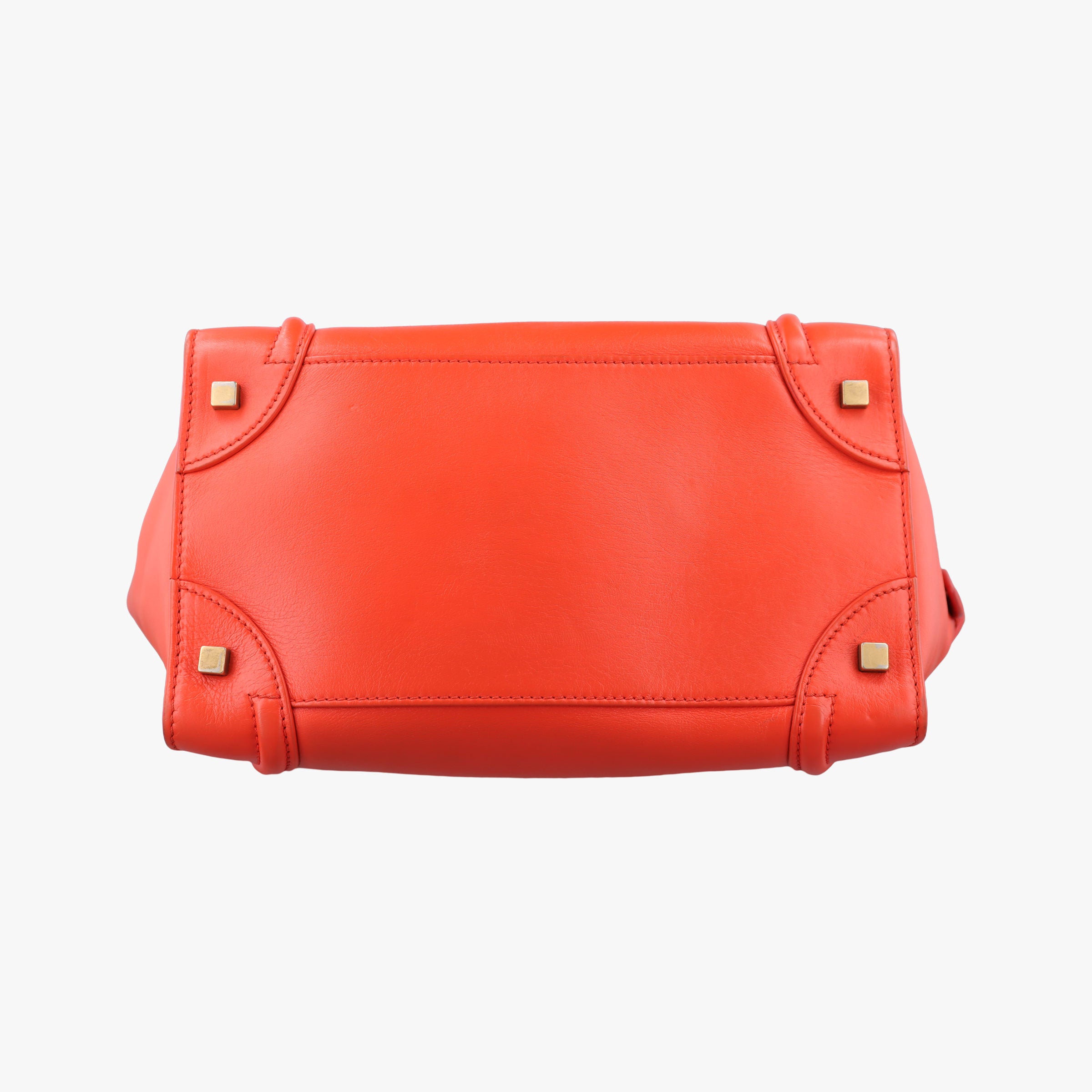 Luggage Mini Shopper Orange Leather S-CU-0113ラゲージミニショッパー オレンジ レザー S-CU-0113