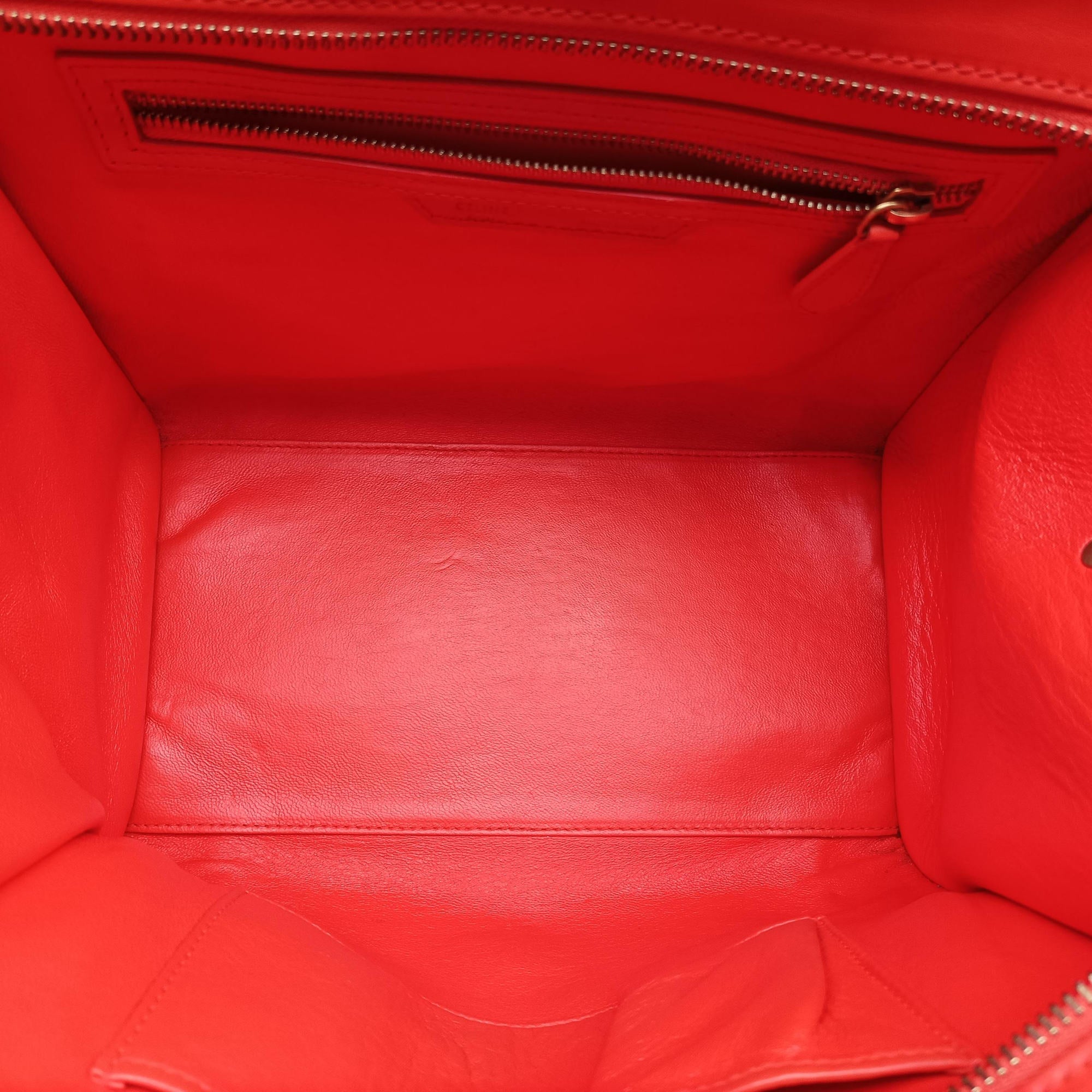 Luggage Mini Shopper Orange Leather S-CU-0113ラゲージミニショッパー オレンジ レザー S-CU-0113