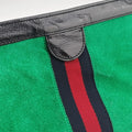 Ophidia Green×black×red Suede×leather 503877 I024101446オフィディア グリーン×ブラック×レッド スエード×レザー 503877 I024101446