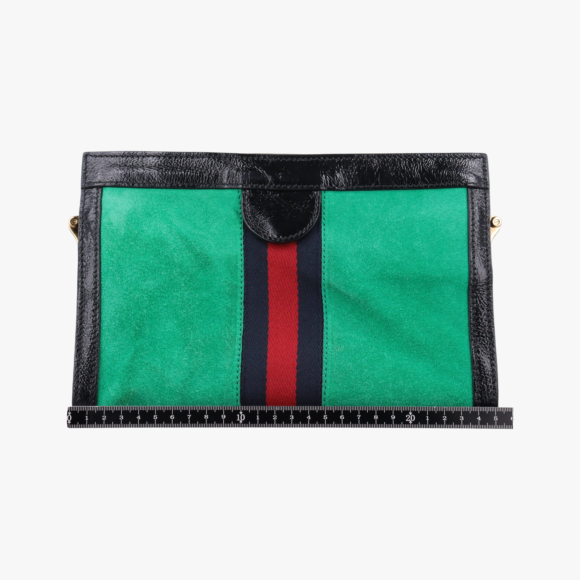 Ophidia Green×black×red Suede×leather 503877 I024101446オフィディア グリーン×ブラック×レッド スエード×レザー 503877 I024101446