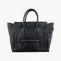 Luggage Mini Shopper Black Leather S-SN-0131 U-UP-0141ラゲージミニショッパー ブラック レザー S-SN-0131 U-UP-0141