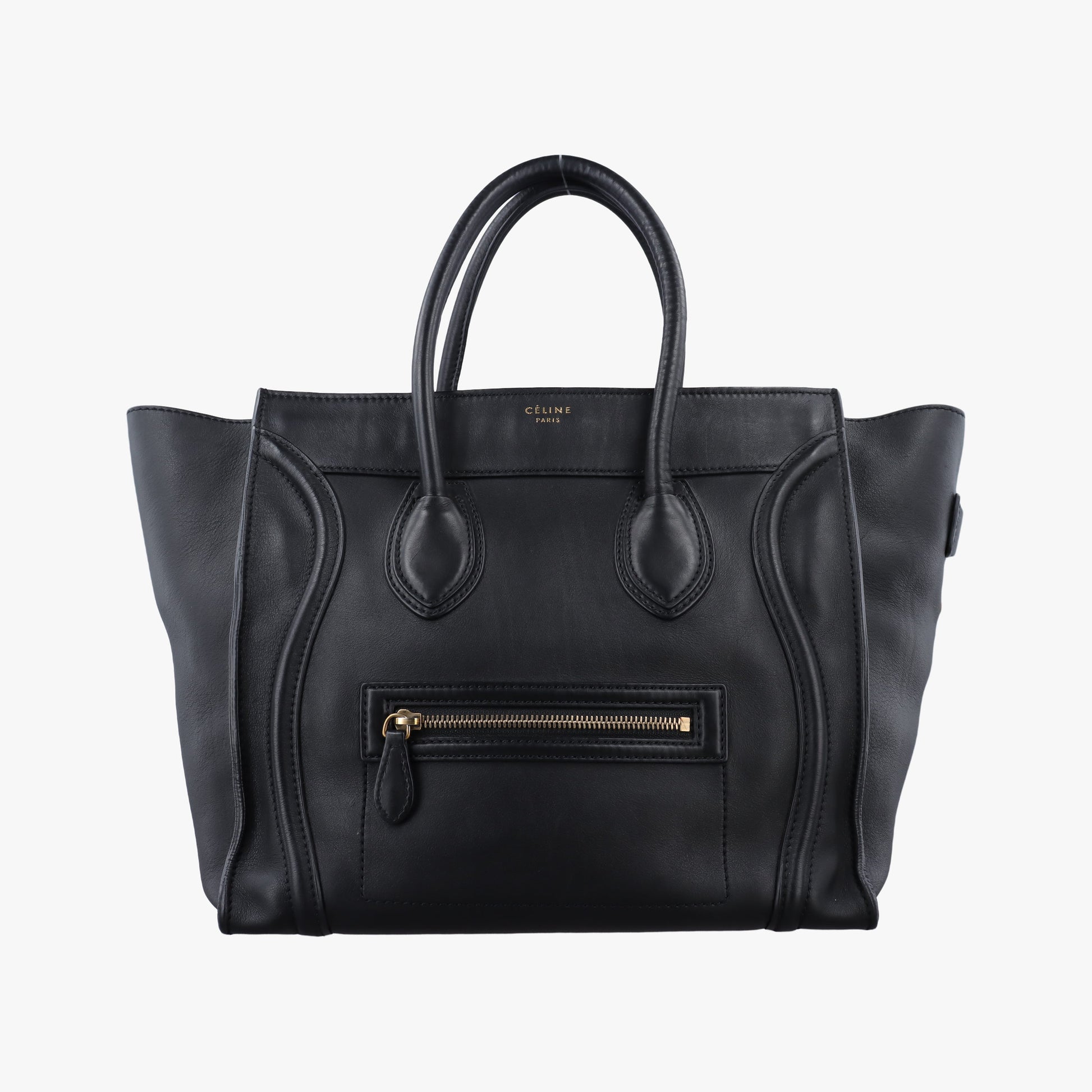 Luggage Mini Shopper Black Leather S-SN-0131 U-UP-0141ラゲージミニショッパー ブラック レザー S-SN-0131 U-UP-0141