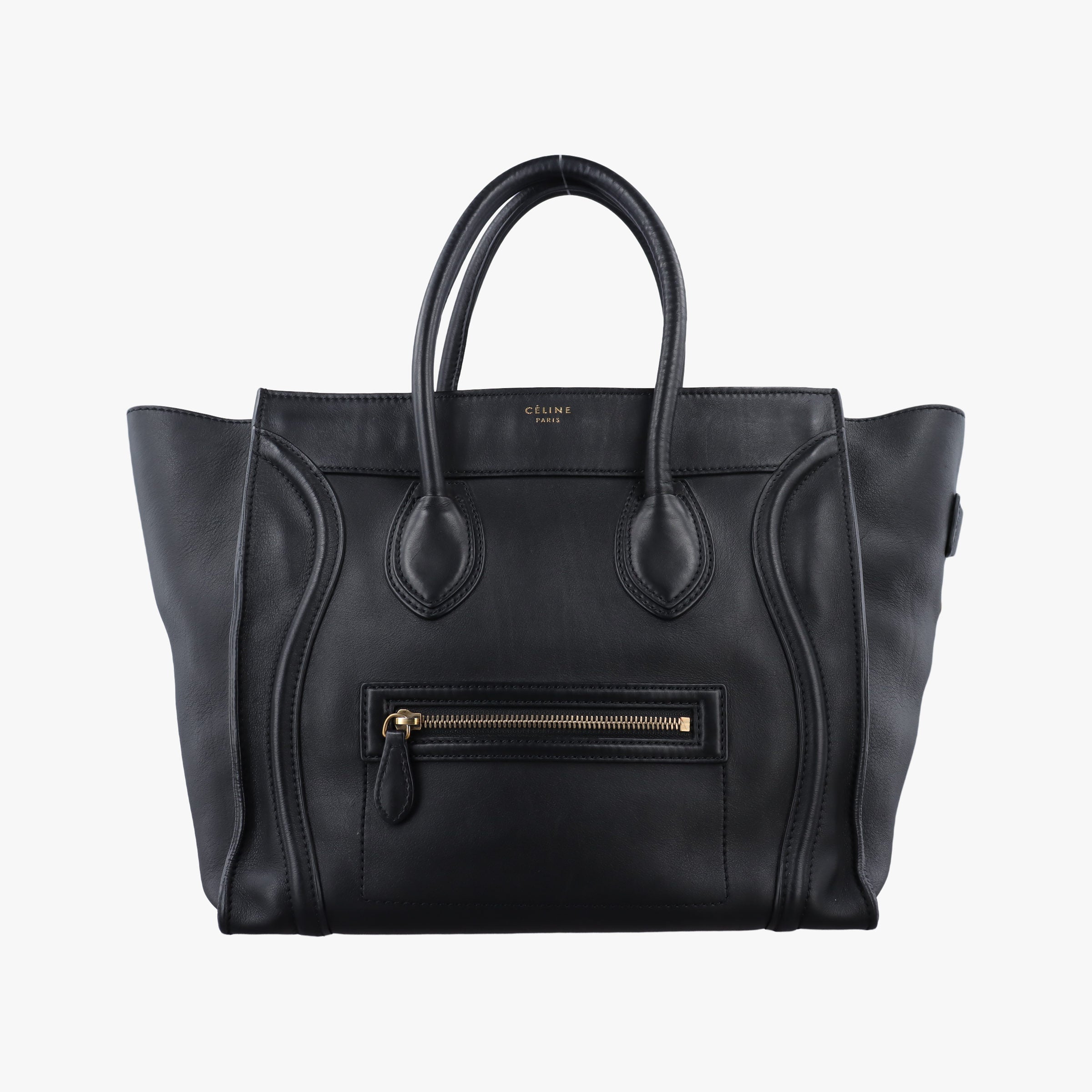 Luggage Mini Shopper Black Leather S-SN-0131 U-UP-0141ラゲージミニショッパー ブラック レザー S-SN-0131 U-UP-0141