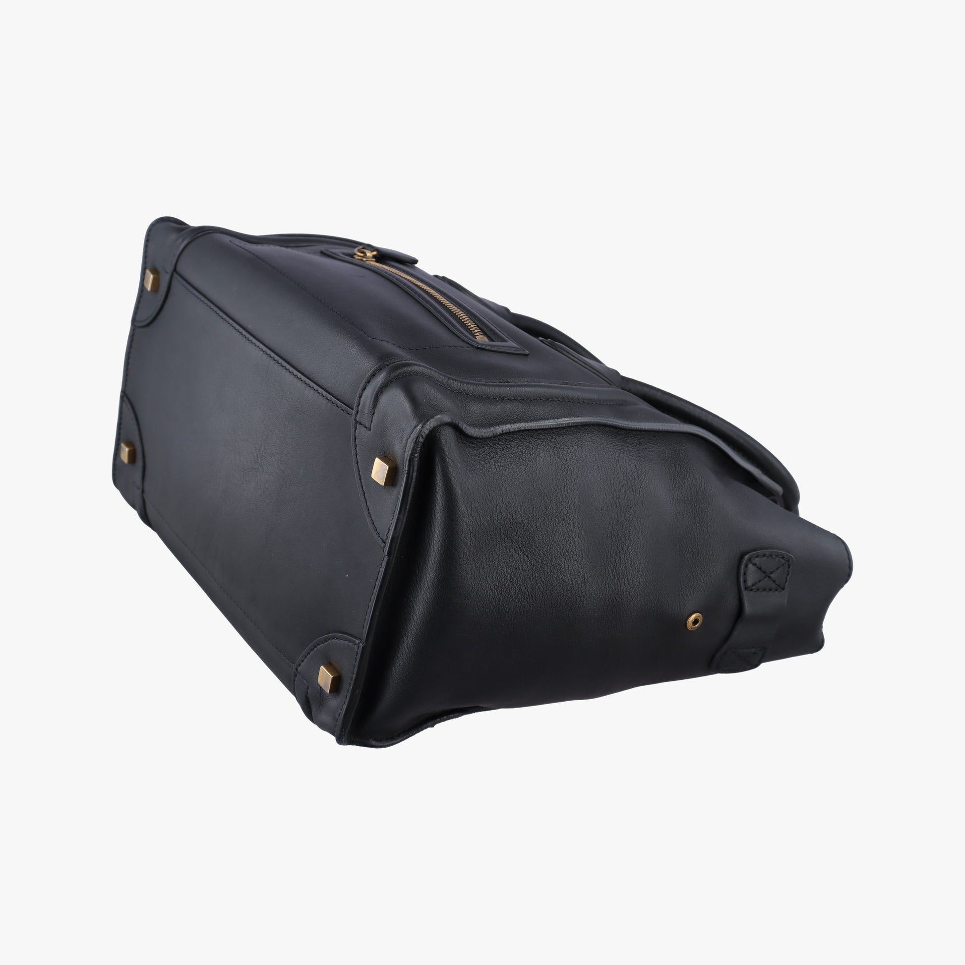 Luggage Mini Shopper Black Leather S-SN-0131 U-UP-0141ラゲージミニショッパー ブラック レザー S-SN-0131 U-UP-0141