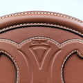 Oval Purse Cuir Triomphe Brown Leather U-SL-0262オーバルパース キュイル トリオンフ ブラウン レザー U-SL-0262